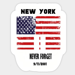 New York 9/11 Sticker